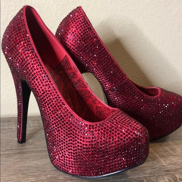ruby stilettos